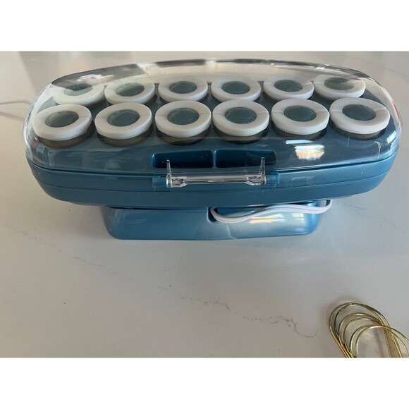 Babyliss Pro Nano Titanium 12 Jumbo Hot Rollers No Box with clips - Picture 3 of 7